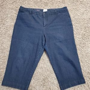 St. John's Bay capris - denim - size 18